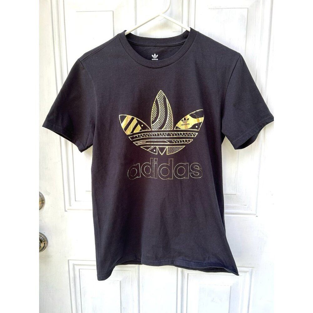Adidas Originals Superstan Men's Cotton T Shirt - Adult S- Black - Picture 12 of 12